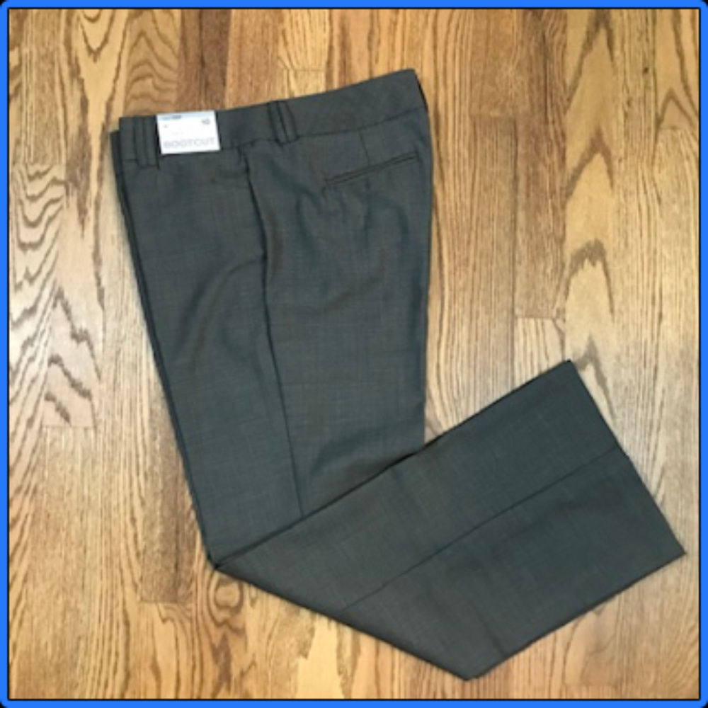 NWT NY&Co. MidRise City Stretch Bootcut Pant 10P